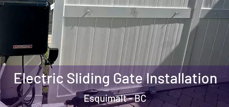 Electric Sliding Gate Installation Esquimalt - BC